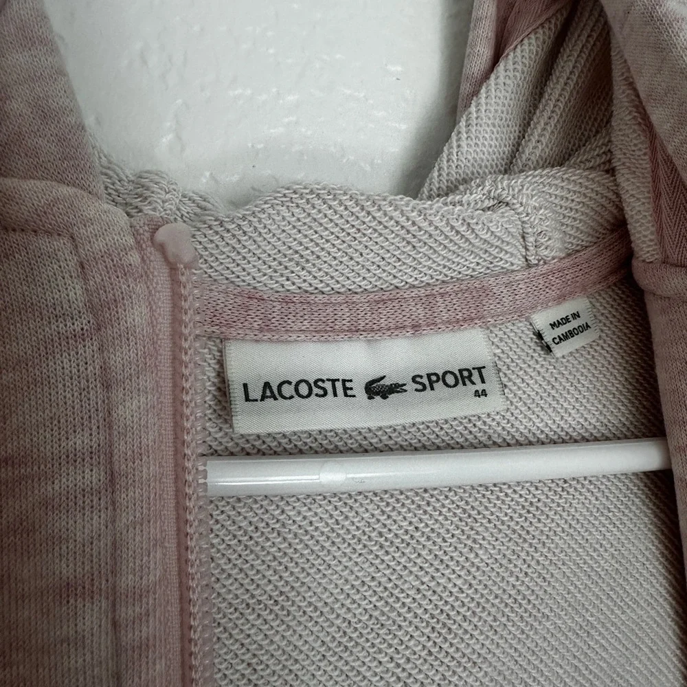 Lacoste Sport Pink Hoodie Sweater, 44 - Picture 2 of 4